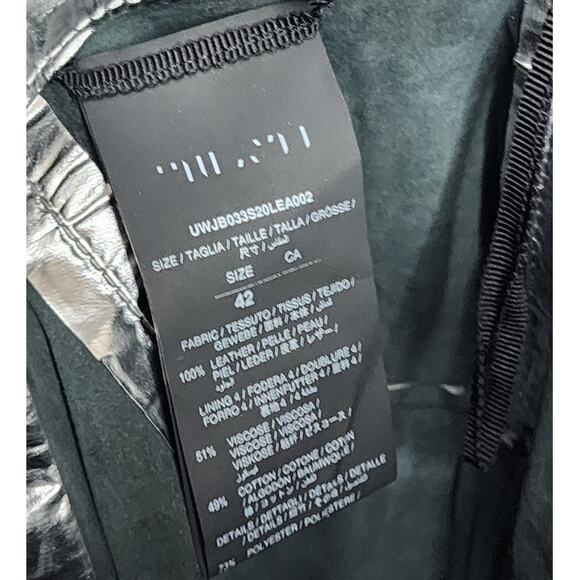 Ben Taverniti Unravel Project Lace Up Leather Skinny Stirrup Pants in Silver - Picture 13 of 14